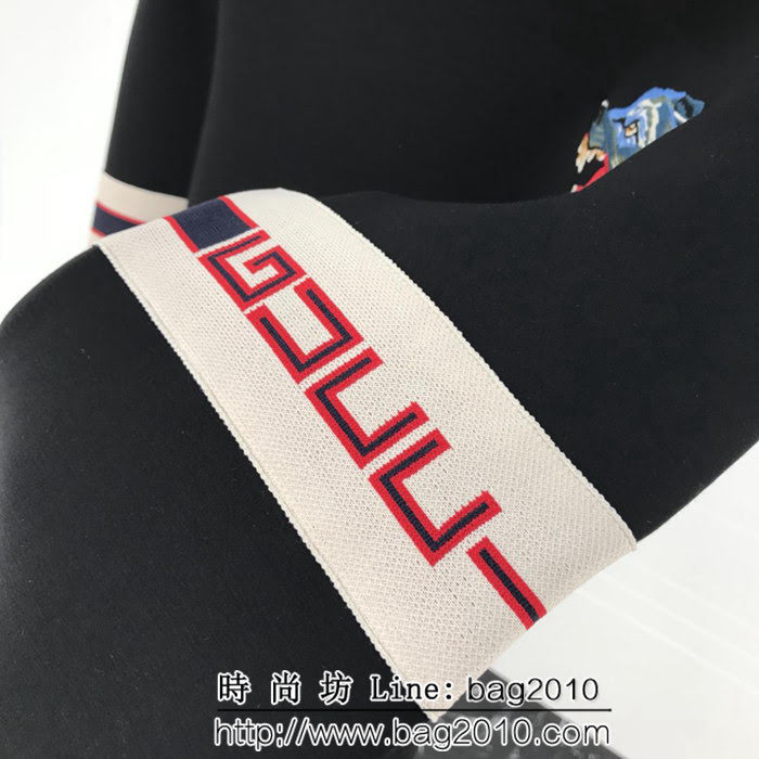 GUCCI古馳 18ss秋冬新款 胸口G家狼頭圖案 太空棉衛衣 情侶款 ydi1406